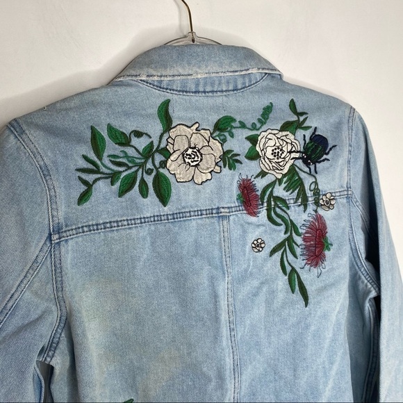 H&M ❤️ Coachella Embroidered Denim jacket - Picture 7 of 10